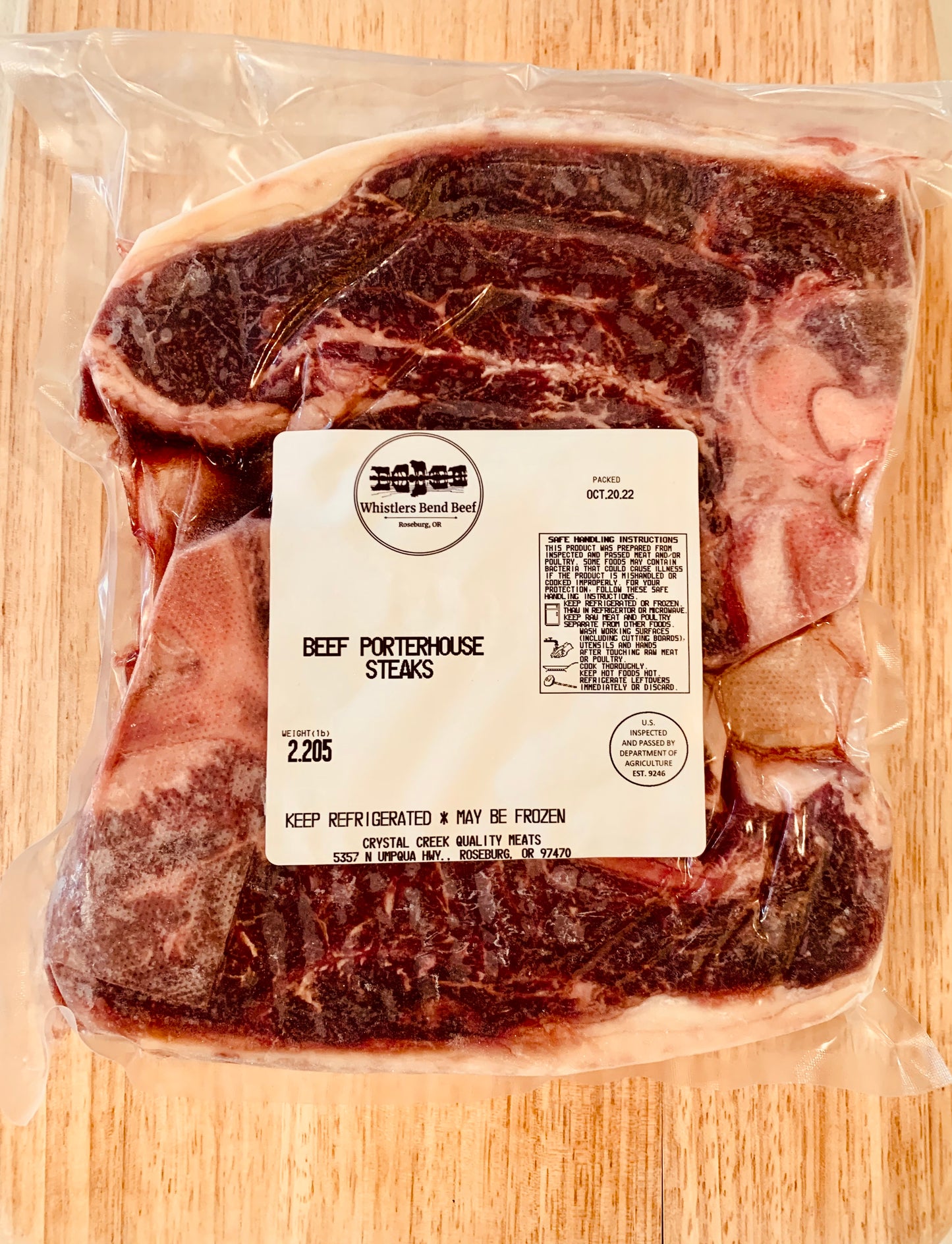 Porterhouse Steaks | 2 Count